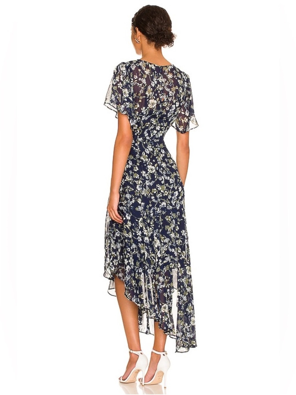 ASTR the Label Floral Flutter Sleeve Maxi Dress - Picture 4 of 16